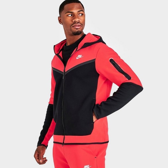 Nike Other - NWT Nike Sportswear GX Tech Fleece 2-piece Hoodie/Joggers - Light Crimso…